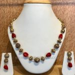 Gold Antique Coral Necklace From Naj