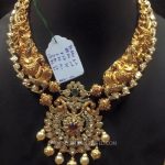 Gold Antique Peacock Necklace