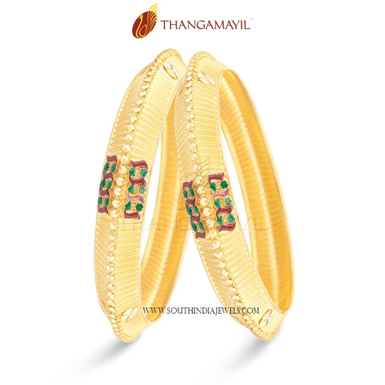 Gold Bangle From Thangamayil Jewellery