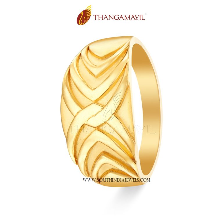 Gold Ring Design From Thangamayil Jewellery