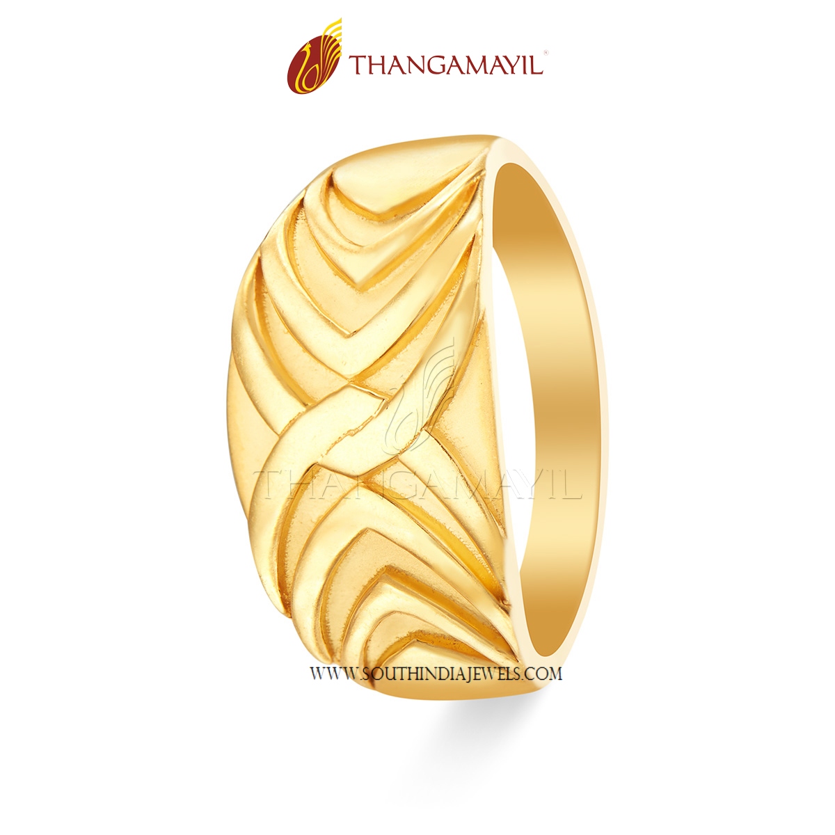Gold Ring Design From Thangamayil Jewellery