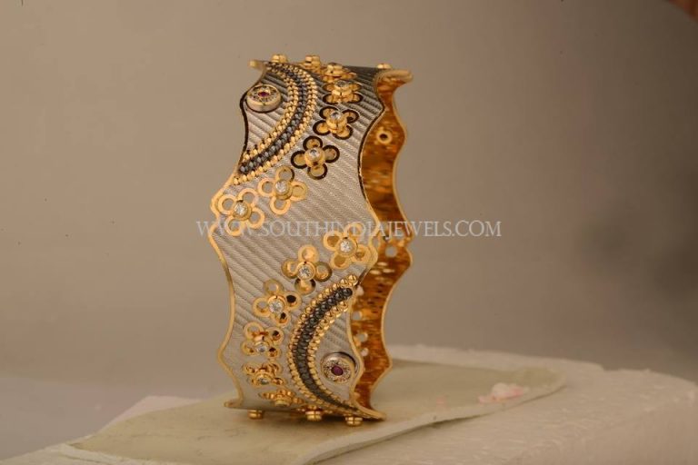 Designer Gold Rhodium Coated Bangle