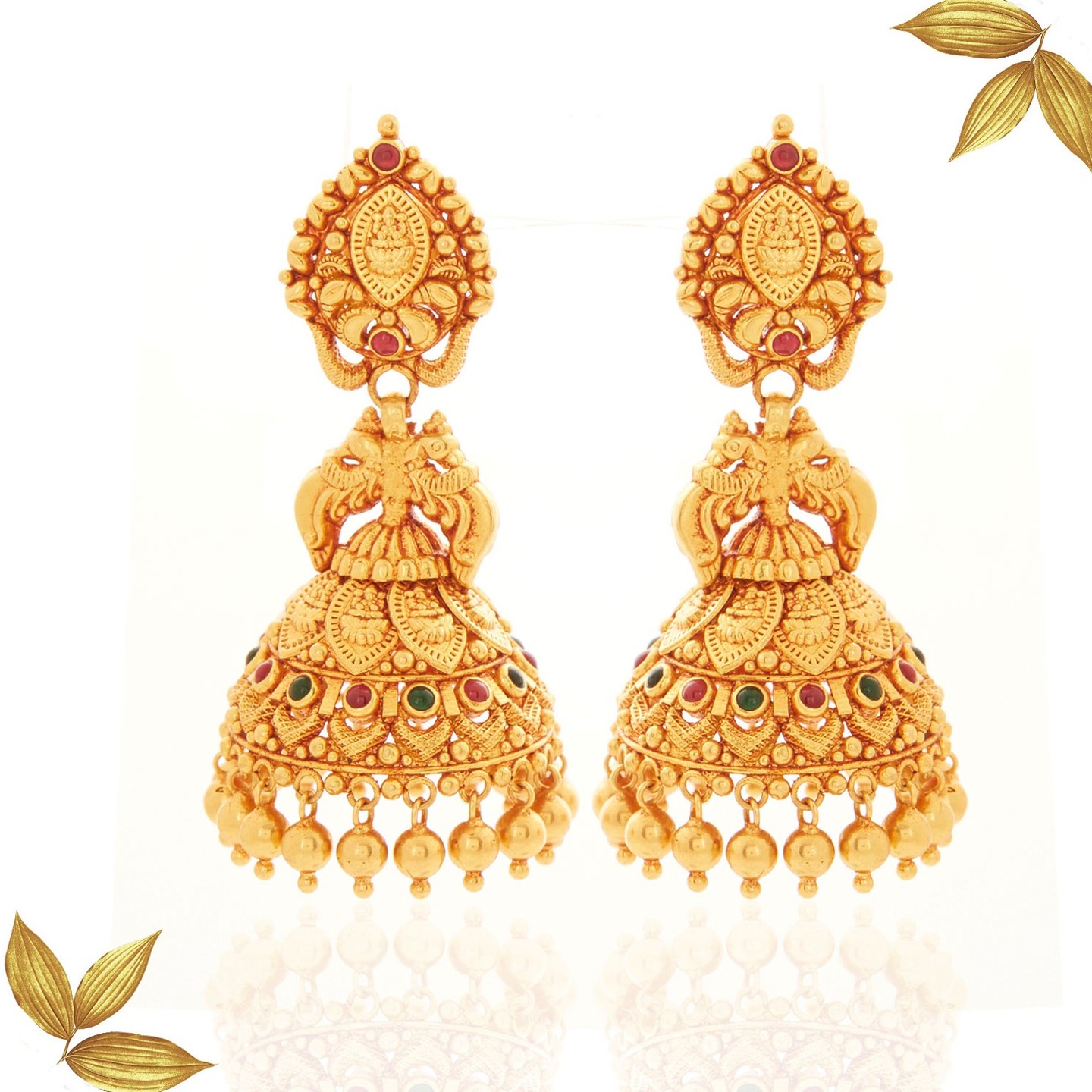 Lalitha Jewellers Beautiful chandbali Jumki earrings designs  earring  designs in lalitha jewellery  YouTube