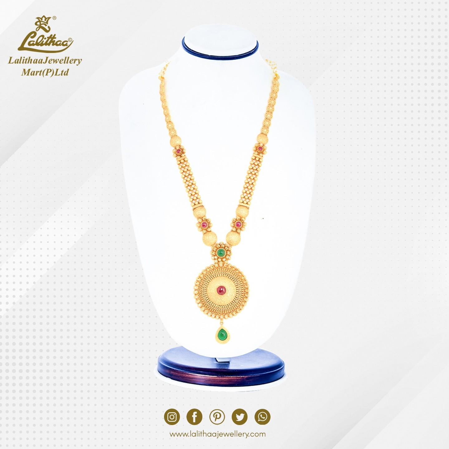 Diamond necklace price on sale in lalitha jewellery