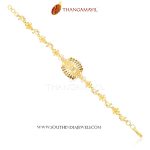 Elegant Gold Bracelet From Thangamayil Jewellery