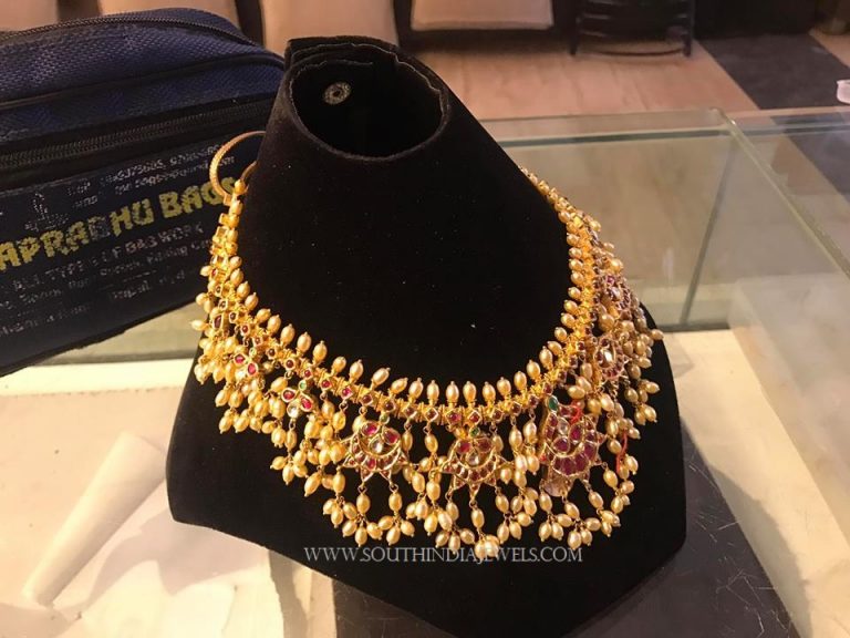 Latest Ruby Guttapsualu Necklace