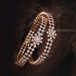 Gold Diamond Bangle With Price Details
