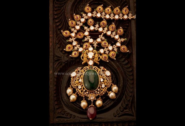 Gold Antique Haram With Price