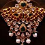 Gold Antique Uncut Diamond Pendant