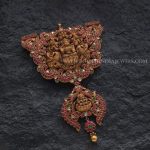 Gold Ruby Lakshmi Pendant With Price
