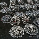Silver Temple Earrings Designs From MACS Jewelry
