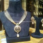 Designer Necklace Set With Earrings From CMR Jewels