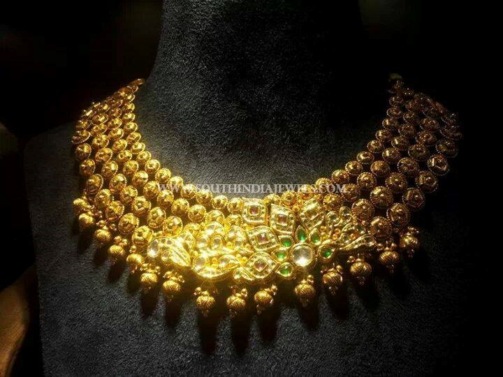 Gold Antique Necklace From CMR Jewels