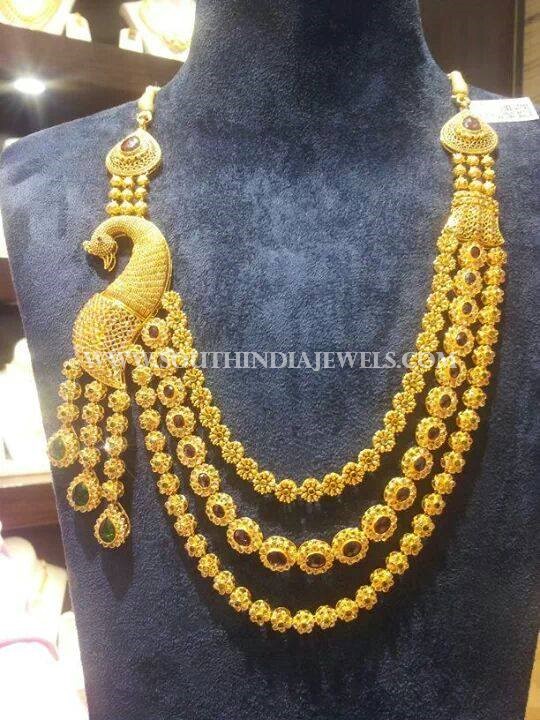Gold CZ Stone Haram From CMR Jewels