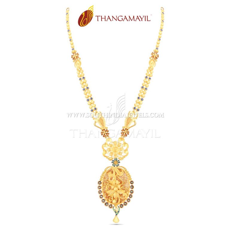 Gorgeous Gold Malai From Thanamayil Jewellery