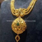 Gold Multilayer Short Necklace From CMR Jewels