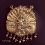 Gold Lord Krishna Pendant From Rajatamaya