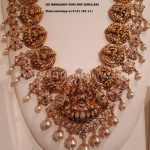 Gold Antique Lakshmi Necklace From Sri Mahalaxmi Gems & Jewellers