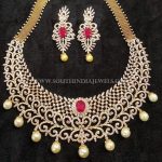 Gold Diamond Ruby Necklace From Arka Diamonds