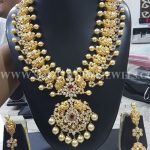 Gold Pachi Necklace Set With Neminath Jewellers