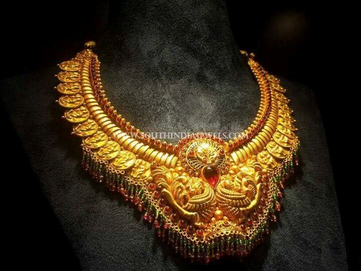 Gold Temple Necklace From CMR Jewels
