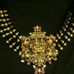 Black Thread Necklace With Temple Pendant