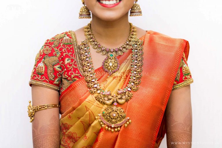 Indian Gold Jewellery On Bride