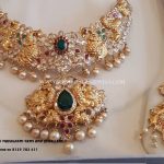 Ruby Emerald Necklace From Sri Mahalaxmi Gems & Jewellers