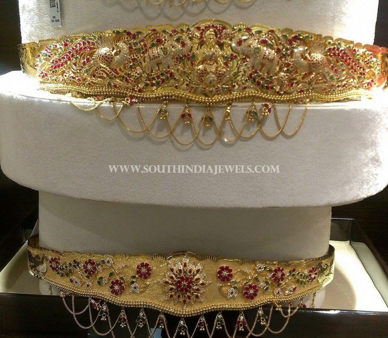 Ruby Vadanam Designs From CMR Jewels