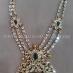 Gold Step Necklace Model From Amaravati Jewellers