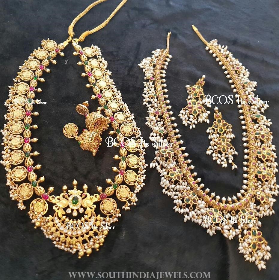 Gold Plated Pure Silver Necklace Collections