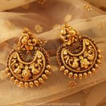 Gold Antique Chandbali From Manubhai Jewellers