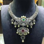 Bold Diamond Necklace From  P.Satyanarayan & Sons Jewellers