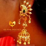Latest Model Gold Plated Jhumka From Ms Pink Panther