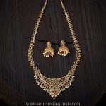 Gold Plated Stone Haram From Kushal’s Fashion Jewellery