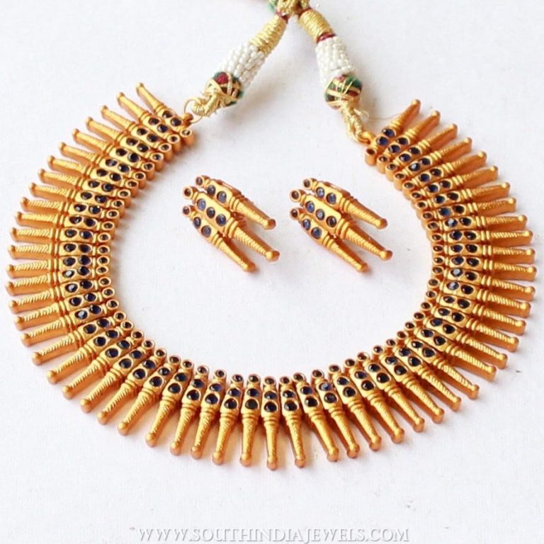 Imitation Spike Necklace Set From Aatman