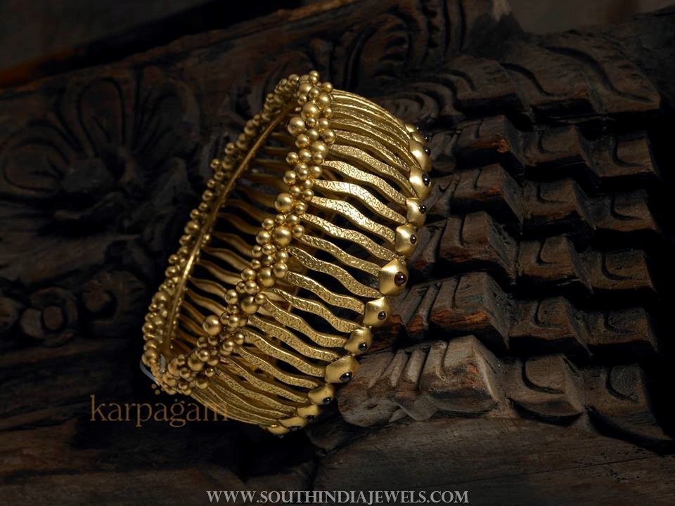 Designer Gold Bangle From karpagam Jewellers