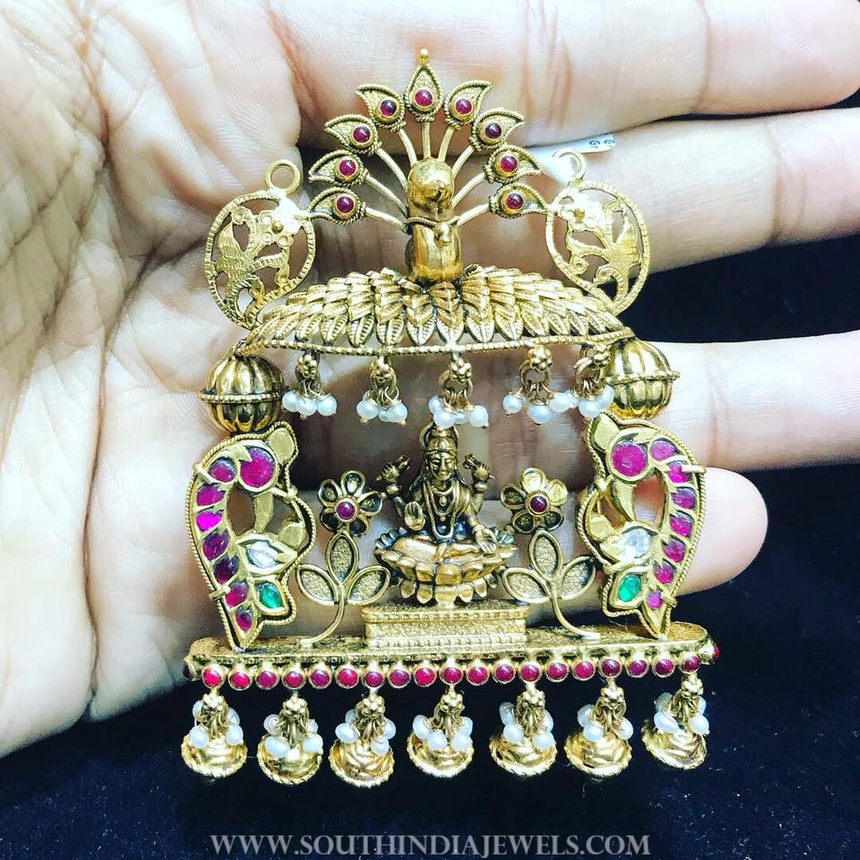 Gold Pendant From P.Satyanarayan & Sons Jewellers