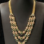 Gold Emerald Step Necklace From Mor Jewellers