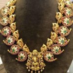 Gold Temple Necklace From Anagha Jewellery