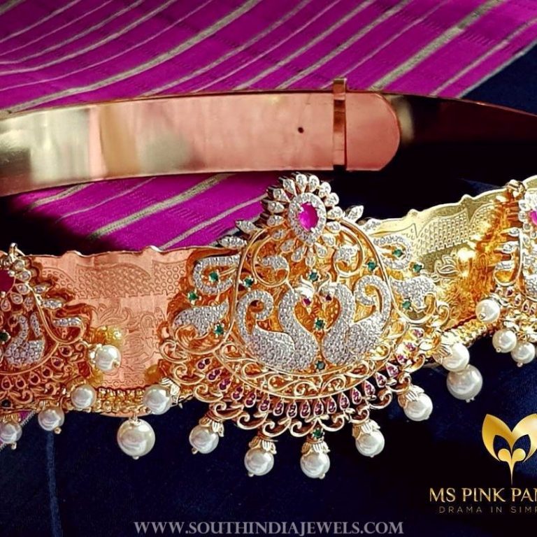 Bridal Peacock Vadanam From Ms Pink Panthers