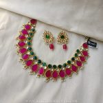 Colorful Kundan Necklace Set