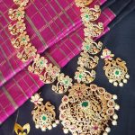 Gold Plated Peacock Necklace Set From Ms Pink Panther
