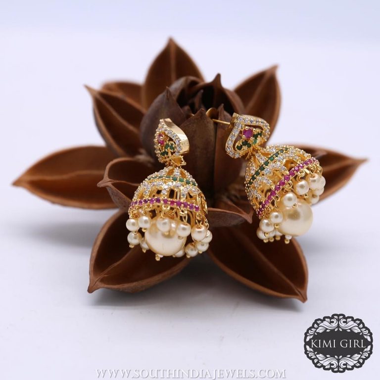 Gold Plated Jhumka From Kimi Girl