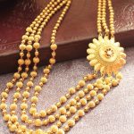 Plain Gold Ball Haram From Manubhai Jewellers