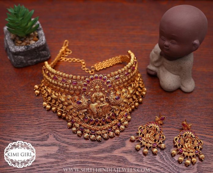 Temple Choker Set From Kimi Girl - South India Jewels