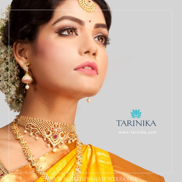 Gold Plated Bridal Stone Set From Tarinika