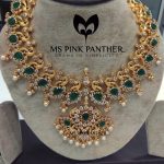 Gold Plated Emerald Necklace From Ms Pink Panthers