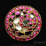 Gold Kemp Ruby Pendant From Arnav