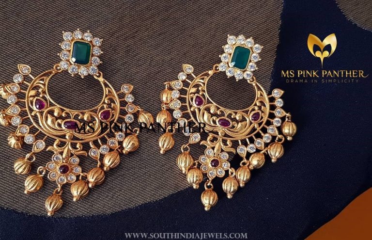 Pretty Gold Plated Earrings From Ms Pink Panthers